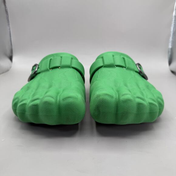 Bravest Studios Hulk Foot Clog Shoes Mens Size US 6/Womens 7.5 Green Comic Style main image 12